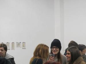 Rachael, Kirsty & Rhona at the opening of their exhibition 'Crit'. Click on the image for more info!